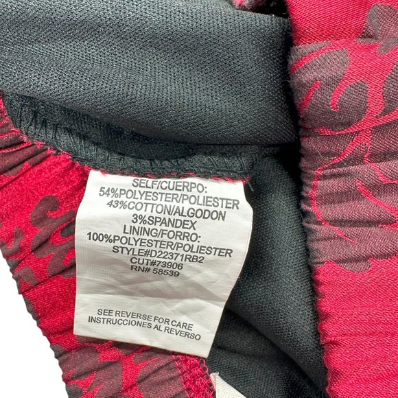 Speechless Ruby Floral Damask Mini Dress (11) - Picture 10 of 10